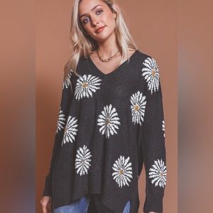 Show Me Your MuMu Oversized Sweater - Hug Me Daisy Love Knit